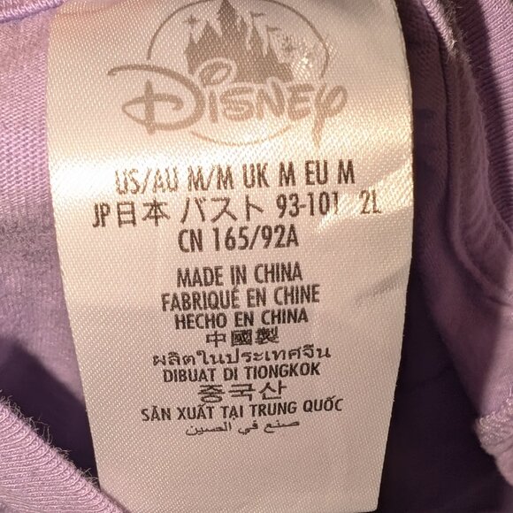Vintage Classic Mickey Mouse Lavender T Shirt Top Womens Size M - Picture 3 of 3
